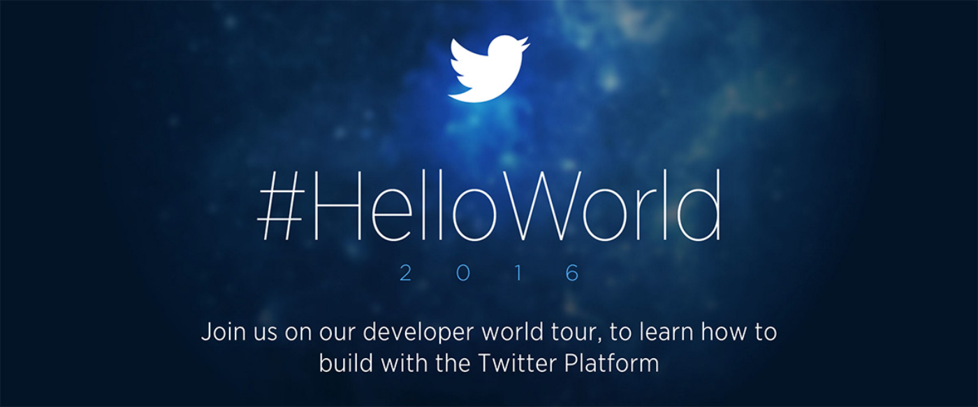 Announcing our 2016 #HelloWorld developer tour